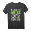 Humorvolles E-Bike Spruch T-Shirt: 'Warum ich E-Bike fahre? Weil ich es mir leisten kann.' – Perfektes Geschenk für Radfahrer und E-Bike Liebhaber