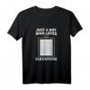 Fahrstuhl Fahren Aufzugsmonteur Fahrstuhl Techniker T-Shirt - Lustiges Geschenk für Fahrstuhlfans & Techniker