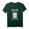 Fahrstuhl Fahren Aufzugsmonteur Fahrstuhl Techniker T-Shirt - Lustiges Geschenk für Fahrstuhlfans & Techniker