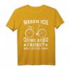 Warum ich Ohne Akku Fahre? Weil Ich Es Kann - Lustiges Fahrrad T-Shirt für Radfahrer, Mountainbike & Trekkingbike Fans
