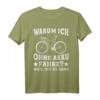 Warum ich Ohne Akku Fahre? Weil Ich Es Kann - Lustiges Fahrrad T-Shirt für Radfahrer, Mountainbike & Trekkingbike Fans