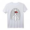 Lustiges U-Bahn-Liebhaber Skelett Brustkorb T-Shirt – Perfektes Geschenk für U-Bahn-Fans und Stadtverkehr-Enthusiasten