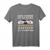 Das Leben ist zu kurz um kleine hässliche Autos zu fahren - Lustiges Statement T-Shirt für Autofans und Autoliebhaber