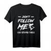 Stunt Scooter Kinder E-Scooter Tretroller Geschenk T-Shirt - Humorvolles Motiv für junge Scooterfahrer mit coolem Halfpipe Spruch