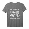 Stunt Scooter Kinder E-Scooter Tretroller Geschenk T-Shirt - Humorvolles Motiv für junge Scooterfahrer mit coolem Halfpipe Spruch