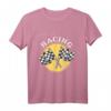 Retro Vintage Sunset Ich würde lieber Rennen fahren - Formel Rennshirt für Motorsportfans, Rennfahrer & Retro-Liebhaber