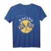 Retro Vintage Sunset Ich würde lieber Rennen fahren - Formel Rennshirt für Motorsportfans, Rennfahrer & Retro-Liebhaber