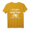 Ich liebe meine Frau wenn sie mich Moped fahren lässt T-Shirt - Lustiges Geschenk für Motorrad- und Zweitaktliebhaber, ideal zum Vatertag, Geburtstag & Co.