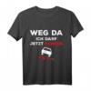 Weg da Ich darf jetzt fahren Führerschein bestanden Geschenk T-Shirt – Lustiges T-Shirt für frischgebackene Fahrer & Fahranfänger