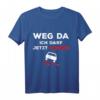Weg da Ich darf jetzt fahren Führerschein bestanden Geschenk T-Shirt – Lustiges T-Shirt für frischgebackene Fahrer & Fahranfänger
