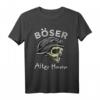 Böser Alter Mann Biker Motoradfahrer Trike Fahrer T-Shirt – Totenkopf Design für leidenschaftliche Motorradfahrer und Biker-Club Mitglieder