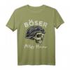 Böser Alter Mann Biker Motoradfahrer Trike Fahrer T-Shirt – Totenkopf Design für leidenschaftliche Motorradfahrer und Biker-Club Mitglieder