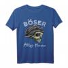 Böser Alter Mann Biker Motoradfahrer Trike Fahrer T-Shirt – Totenkopf Design für leidenschaftliche Motorradfahrer und Biker-Club Mitglieder