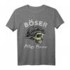 Böser Alter Mann Biker Motoradfahrer Trike Fahrer T-Shirt – Totenkopf Design für leidenschaftliche Motorradfahrer und Biker-Club Mitglieder