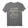 Ich liebe es wenn meine Frau mich Motorrad fahren lässt T-Shirt – Lustiges Geschenk für Biker, Opa & Rentner mit Chopper-Liebe