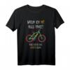 Lustiges E-Bike Radfahrer Spruch T-Shirt - Warum Ich Mit Akku Fahr | Ausgefallenes Fahrrad Geschenk für Radfahrer & Radfans