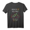 Lustiges E-Bike Radfahrer Spruch T-Shirt - Warum Ich Mit Akku Fahr | Ausgefallenes Fahrrad Geschenk für Radfahrer & Radfans