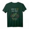 Lustiges E-Bike Radfahrer Spruch T-Shirt - Warum Ich Mit Akku Fahr | Ausgefallenes Fahrrad Geschenk für Radfahrer & Radfans