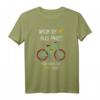 Lustiges E-Bike Radfahrer Spruch T-Shirt - Warum Ich Mit Akku Fahr | Ausgefallenes Fahrrad Geschenk für Radfahrer & Radfans