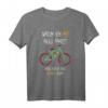 Lustiges E-Bike Radfahrer Spruch T-Shirt - Warum Ich Mit Akku Fahr | Ausgefallenes Fahrrad Geschenk für Radfahrer & Radfans