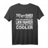 Herren LKW Fahrer Tiefbett Fahrer Fernfahrer Schwertransport Fahrer T-Shirt – Perfektes Geschenk für Berufskraftfahrer, Väter & Kollegen in Speditionen