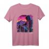 Synthwave Motorradfahrer Vaporwave Punk Rocker Street Bike T-Shirt - Stylisches Retro-Design für Motorradliebhaber und Punk Fans