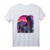 Synthwave Motorradfahrer Vaporwave Punk Rocker Street Bike T-Shirt - Stylisches Retro-Design für Motorradliebhaber und Punk Fans