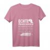 Damen Echte Prinzessinnen LKW Brummi Fahrerin Geschenk T-Shirt mit V-Ausschnitt – Lustiges Design für Berufskraftfahrerinnen zu Weihnachten & Geburtstag