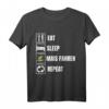 Eat, Sleep, Mais Fahren, Repeat - Landwirt T-Shirt für Bauern, Dorfkinder & Landwirtschaftsfreunde