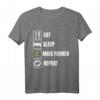Eat, Sleep, Mais Fahren, Repeat - Landwirt T-Shirt für Bauern, Dorfkinder & Landwirtschaftsfreunde