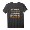 Rudern Ruderer Rudersport T-Shirt - Perfektes Outfit für Ruderboot, Team & Wettkämpfe mit Motiv 'Ich fahre mit Muskelkraft'