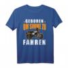 Geboren um Simme zu fahren T-Shirt – Lustiges Geschenk für Motorradfahrer zum Geburtstag & Weihnachten