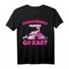 Coole Mädchen fahren Go Kart T-Shirt – Lustiges Geschenk für Kartfahrerinnen, Kinder & Rennsport-Fans zum Geburtstag & Weihnachten