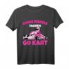 Coole Mädchen fahren Go Kart T-Shirt – Lustiges Geschenk für Kartfahrerinnen, Kinder & Rennsport-Fans zum Geburtstag & Weihnachten