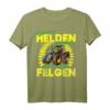 Traktor Echte Helden fahren Gelbe Felgen Farmer T-Shirt – Lustiges Geschenk für Bauern, Landwirte & Traktorliebhaber