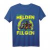 Traktor Echte Helden fahren Gelbe Felgen Farmer T-Shirt – Lustiges Geschenk für Bauern, Landwirte & Traktorliebhaber