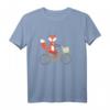 Fuchs Fahrrad Fahren Radfahrer Radsport Geschenk T-Shirt - Perfektes Geschenk für Fahrradfans zu Weihnachten, Geburtstag & Jubiläum