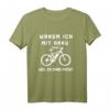 Für E-Bike Liebhaber – Warum ich mit Akku fahre? T-Shirt als perfektes Geschenk für Radfahrer zu Geburtstag, Ostern, Valentinstag