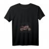 Damen Mir reichts - ich geh Motorrad fahren | Herren Biker T-Shirt mit V-Ausschnitt – Lustiges Geschenk für Motorradfahrer, Papa & Biker im Ruhestand