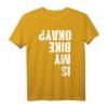 Mountain-Bike-Fahrer T-Shirt – Lustiges Is My Bike Okay Radfahrer-Shirt für Männer und Frauen, ideales Geschenk zu Weihnachten, Geburtstagen & Feiertagen