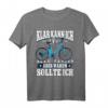 Klar kann ich ohne Akku fahren T-Shirt – Humorvolles E-Bike & Pedelec Motiv für Radfahrer