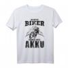Echte Biker Fahren Ohne Akku Mountainbiker MTB Bike T-Shirt – Witziges Geschenk für Radfahrer & Downhill-Fans