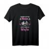 Lustiges Moped Biker T-Shirt für Damen - Vintage Outfit mit Spruch für Mopedfahrerinnen & Bikerinnen, ideales Geschenk zum Muttertag, Weihnachten & Geburtstag