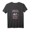 Lustiges Moped Biker T-Shirt für Damen - Vintage Outfit mit Spruch für Mopedfahrerinnen & Bikerinnen, ideales Geschenk zum Muttertag, Weihnachten & Geburtstag