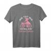 Die will nur Fahrrad fahren T-Shirt für Frauen - Lustiges Radfahrer Outfit für Mountainbikerinnen, E-Bike Fahrerinnen & Radsportbegeisterte