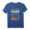 Echte Kerle Fahren Mofa T-Shirt - Lustiges Geschenk für Mofafahrer, Rollerfahrer & Biker mit Humor, Oldschool Retro Zweitakt Mofa Fanartikel