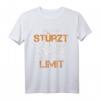 Wer nicht stürzt fährt nicht am Limit Mountainbike Fahrrad T-Shirt – Motiv für Downhill, Offroad & Extremsportfahrer