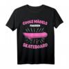 Coole Mädels fahren Skateboard Stunt T-Shirt - Perfektes Geschenk für Mädchen und Kinder, ideal für Skatehalle & Halfpipe