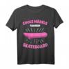 Coole Mädels fahren Skateboard Stunt T-Shirt - Perfektes Geschenk für Mädchen und Kinder, ideal für Skatehalle & Halfpipe