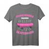 Coole Mädels fahren Skateboard Stunt T-Shirt - Perfektes Geschenk für Mädchen und Kinder, ideal für Skatehalle & Halfpipe
